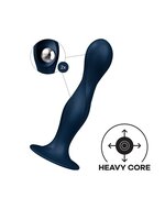 Satisfyer - Double Ball-R - Verzwaarde Dildo met Bewegende Metalen Kogels - Blauw