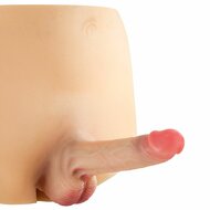 Real Body - Bodysuit - Mannelijk Onderlichaam met Holle Penis - Maat S/M