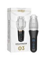 Rimba - Orgastobator 03 - Automatische Masturbator - Zwart & Transparant