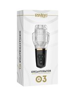 Rimba - Orgastobator 03 - Automatische Masturbator - Zwart & Transparant