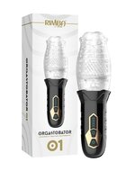 Rimba - Orgastobator 01 - Automatische Masturbator - Zwart & Transparant