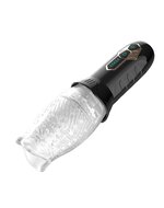 Rimba - Orgastobator 01 - Automatische Masturbator - Zwart & Transparant