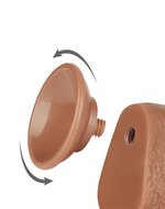 Lovetoy - Dildo Met Sliding Skin Technologie - 22 x 3.7 cm - Verwijderbare Zuignap - Medium Huidskleur