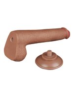 Lovetoy - Dildo Met Sliding Skin Technologie - 22 x 3.7 cm - Verwijderbare Zuignap - Medium Huidskleur