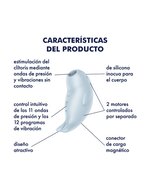 Satisfyer - Seal You Soon - Luchtdruk Vibrator met Vibratie - Lichtblauw