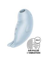 Satisfyer - Seal You Soon - Luchtdruk Vibrator met Vibratie - Lichtblauw