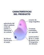 Satisfyer - Pixie Dust - Luchtdruk Vibrator met Vibratie - Paars & Roze