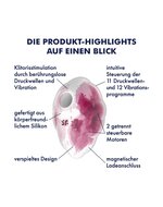 Satisfyer - Cloud Dancer - Luchtdruk Vibrator met Vibratie - Rood