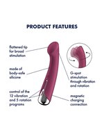 Satisfyer - Spinning G-Spot 1 - Vibrerende en Roterende G-Spot Vibrator - Rood
