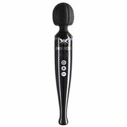 Pixey DeLuxe - Black Chrome Edition - Oplaadbare Wand Vibrator - de krachtigste die er is