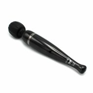 Pixey DeLuxe - Black Chrome Edition - Oplaadbare Wand Vibrator - de krachtigste die er is