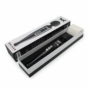 Pixey DeLuxe - Black Chrome Edition - Oplaadbare Wand Vibrator - de krachtigste die er is