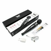 Pixey DeLuxe - Black Chrome Edition - Oplaadbare Wand Vibrator - de krachtigste die er is