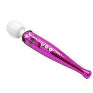 Pixey DeLuxe - Pink Chrome Edition - Oplaadbare Wand Vibrator - de krachtigste die er is