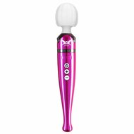 Pixey DeLuxe - Pink Chrome Edition - Oplaadbare Wand Vibrator - de krachtigste die er is