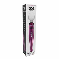 Pixey DeLuxe - Pink Chrome Edition - Oplaadbare Wand Vibrator - de krachtigste die er is