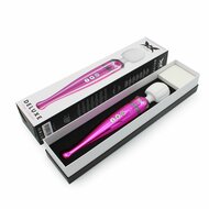 Pixey DeLuxe - Pink Chrome Edition - Oplaadbare Wand Vibrator - de krachtigste die er is