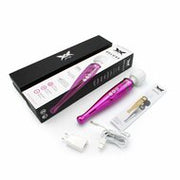 Pixey DeLuxe - Pink Chrome Edition - Oplaadbare Wand Vibrator - de krachtigste die er is