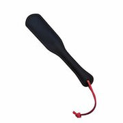 Kiotos Leather - Lederen Paddle Slut - Zwart/Rood