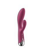 Satisfyer - Spinning Rabbit 1 - Roterende en Vibrerende Rabbit Vibrator - Tarzan Vibrator - Rood