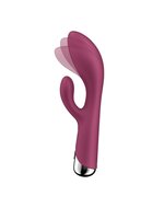 Satisfyer - Spinning Rabbit 1 - Roterende en Vibrerende Rabbit Vibrator - Tarzan Vibrator - Rood