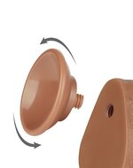 Lovetoy - Dildo Met Sliding Skin Technologie - 20 x 4 cm - Verwijderbare Zuignap - Medium Huidskleur