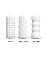 Dorcel - Masturbator Cup met Structuur - Tight - Wit