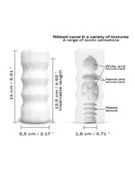 Dorcel - Masturbator Cup met Structuur - Exotic - Wit