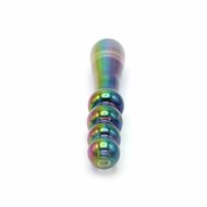 Kiotos Glass - Glazen Dildo Beads - Rainbow