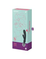 Satisfyer - Triple Lover - 2-in-1 Wand en Rabbit Vibrator - Zwart