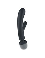 Satisfyer - Triple Lover - 2-in-1 Wand en Rabbit Vibrator - Zwart