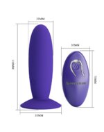 Pretty Love - Murray Youth - Vibrerende Buttplug - Met Afstandsbediening - Paars