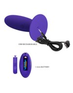 Pretty Love - Murray Youth - Vibrerende Buttplug - Met Afstandsbediening - Paars