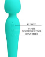 Pretty Love - Meredith - Wand Vibrator - 12 Standen - Waterproof - Turquoise