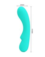 Pretty Love - Matt - G-Spot Vibrator - Flexibele Schacht - 12 Standen -Turquoise