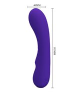 Pretty Love - Matt - G-Spot Vibrator - Flexibele Schacht - 12 Standen - Paars