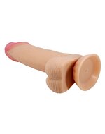 Pretty Love - Duvall - Sliding Skin Dildo - Lengte 19.4 cm - diameter  4.2 cm - Lichte Huidskleur