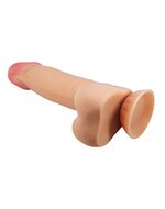 Pretty Love - Najim - Sliding Skin Dildo - Lengte 21.8 cm - diameter  4.6 cm - Lichte Huidskleur