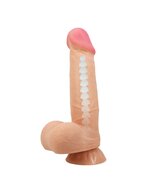 Pretty Love - Najim - Sliding Skin Dildo - Lengte 21.8 cm - diameter  4.6 cm - Lichte Huidskleur