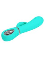 Pretty Love - Prescott - Rabbit Vibrator - Dubbele Motor - Turquoise