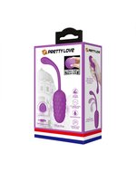 Pretty Love - Marina - Vibrerend Eitje met Nopjes - Handige E‚àö¬©nknopsbediening - Paars