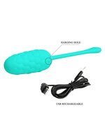 Pretty Love - Marina - Vibrerend Eitje met Nopjes - Handige E‚àö¬©nknopsbediening - Turquoise