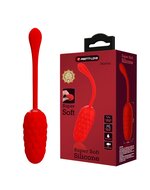Pretty Love - Marina - Vibrerend Eitje met Nopjes - Handige E‚àö¬©nknopsbediening - Rood