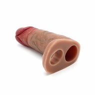 Kiotos Monstar - Attila - Penis Sleeve - Extra Omvang - Verdikkend - Roze