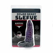 Kiotos Monstar - Fjörgyn - Penis Sleeve - Extra Omvang - Verdikkend - Paars/Zwrt