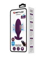 Pretty Love - Jefferson - Vibrerende E-stim Buttplug - Met App Control - Electroshock - Paars