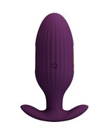 Pretty Love - Jefferson - Vibrerende E-stim Buttplug - Met App Control - Electroshock - Paars