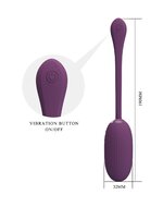Pretty Love - Doreen - E-stim Vibrerend Eitje - Electrosex - Met App Control - Lichtpaars