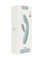 Svakom - Chika - Verwarmende Rabbit Vibrator - Tarzan Vibrator - Met App Control - Lichtgrijs