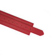 Liebe Seele - Crimson Red - Bondageset Dijbeenboeien naar Handboeien - PU Leer - Vegan - Rood/Goud